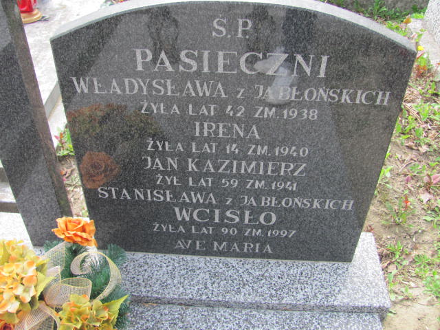 Stanisława Wcisło 1907 Częstochowa - Grobonet - Wyszukiwarka osób pochowanych