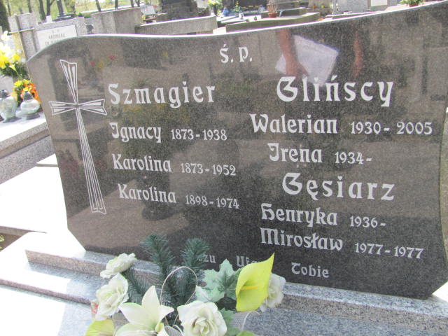  Gliński 1930 Częstochowa - Grobonet - Wyszukiwarka osób pochowanych