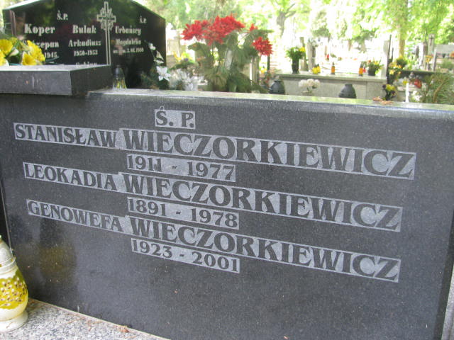  Wieczorkiewicz 1889 Częstochowa - Grobonet - Wyszukiwarka osób pochowanych