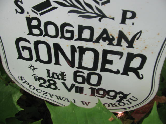  Gonder 1935 Częstochowa - Grobonet - Wyszukiwarka osób pochowanych