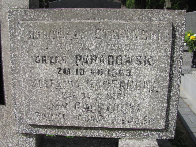  Paradowski Częstochowa - Grobonet - Wyszukiwarka osób pochowanych