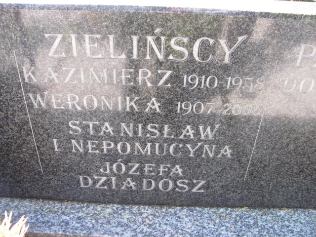  Zielińska 1907 Częstochowa - Grobonet - Wyszukiwarka osób pochowanych