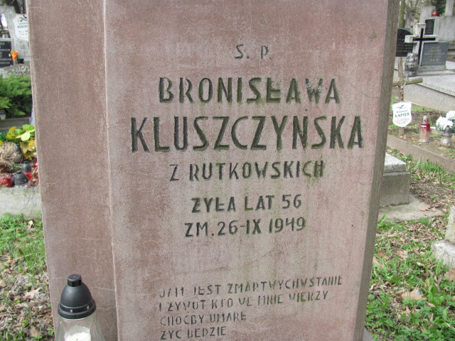  Kluszczyńska 1920 Częstochowa - Grobonet - Wyszukiwarka osób pochowanych