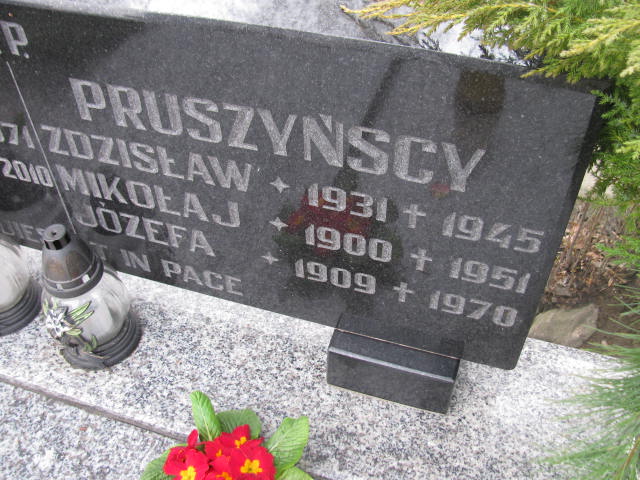 Mikołaj Pruszyński 1900 Częstochowa - Grobonet - Wyszukiwarka osób pochowanych