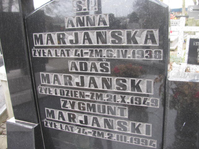  Mariańska 1919 Częstochowa - Grobonet - Wyszukiwarka osób pochowanych