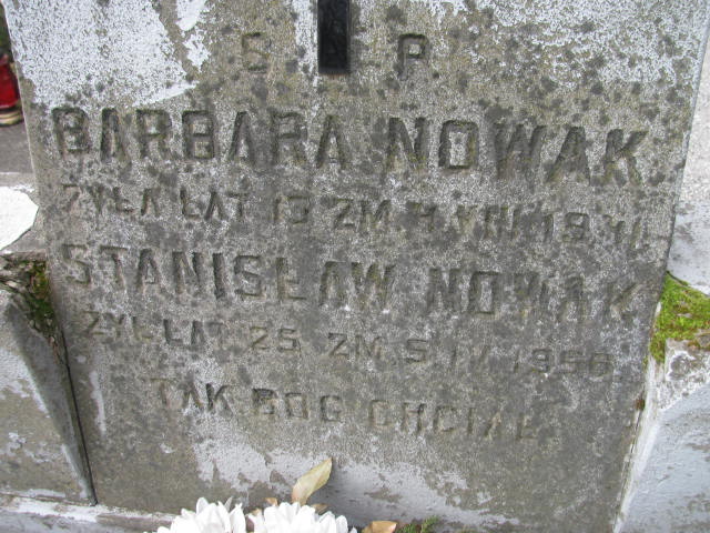 Stanisław Nowak Częstochowa - Grobonet - Wyszukiwarka osób pochowanych