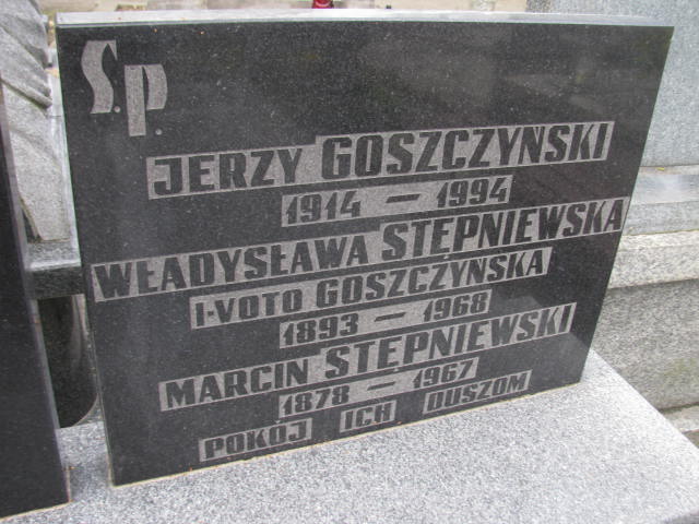  Goszczyński 1914 Częstochowa - Grobonet - Wyszukiwarka osób pochowanych