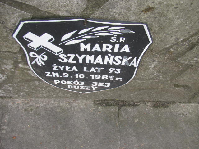  Szymańska 1907 Częstochowa - Grobonet - Wyszukiwarka osób pochowanych