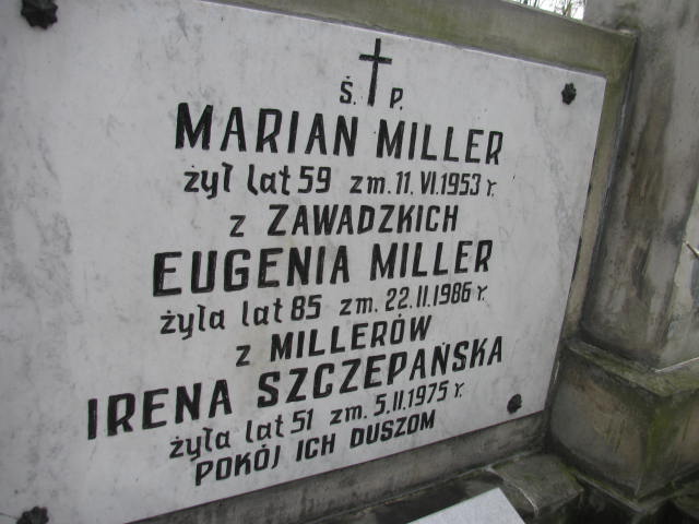  Miller Częstochowa - Grobonet - Wyszukiwarka osób pochowanych