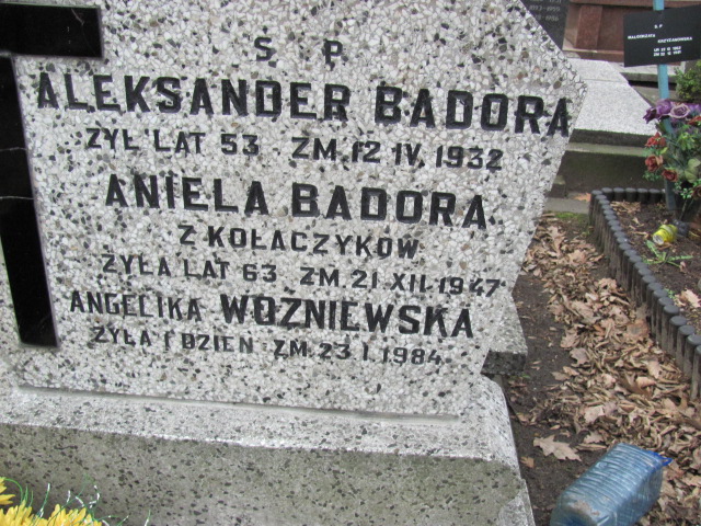  Badora Częstochowa - Grobonet - Wyszukiwarka osób pochowanych