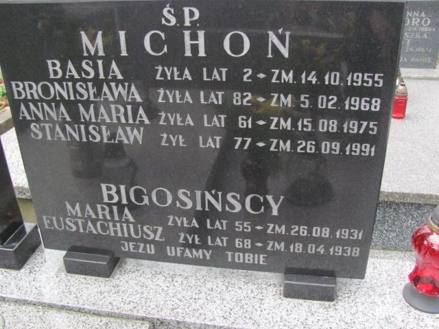 Stanisław Michoń 1913 Częstochowa - Grobonet - Wyszukiwarka osób pochowanych