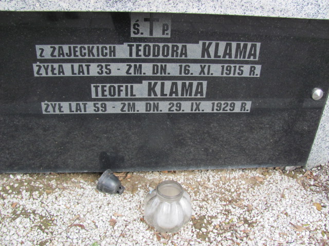  Klama Częstochowa - Grobonet - Wyszukiwarka osób pochowanych