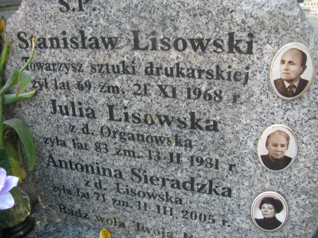 Stanisław Lisowski Częstochowa - Grobonet - Wyszukiwarka osób pochowanych