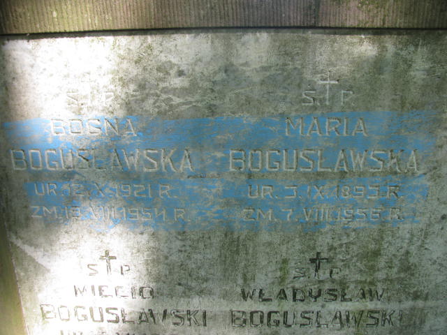  Bogusławski 1916 Częstochowa - Grobonet - Wyszukiwarka osób pochowanych