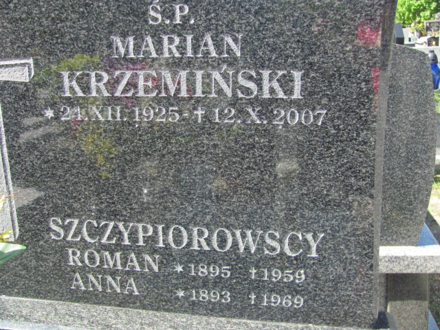  Krzemiński 1925 Częstochowa - Grobonet - Wyszukiwarka osób pochowanych