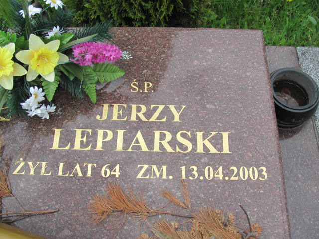  Lepiarski 1939 Częstochowa - Grobonet - Wyszukiwarka osób pochowanych