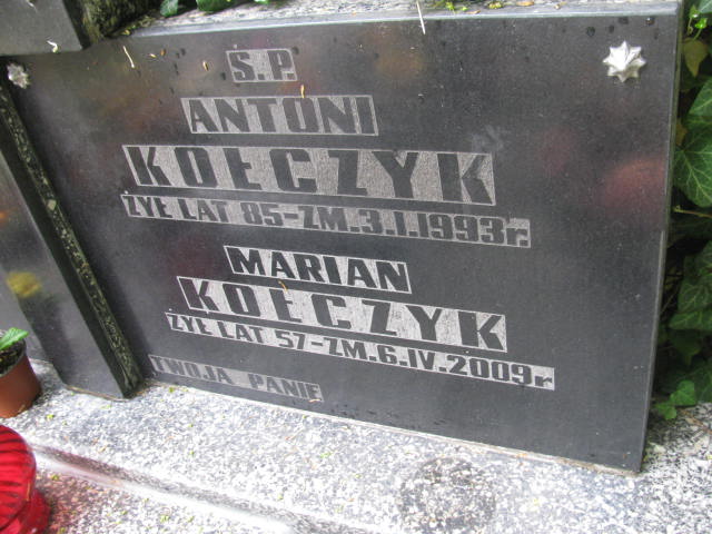 Marian Kołczyk 1953 Częstochowa - Grobonet - Wyszukiwarka osób pochowanych