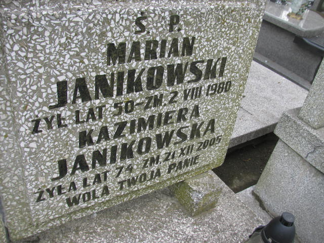  Janikowska 1931 Częstochowa - Grobonet - Wyszukiwarka osób pochowanych