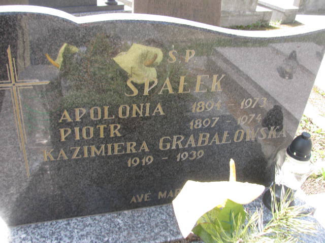  Grabałowska 1919 Częstochowa - Grobonet - Wyszukiwarka osób pochowanych