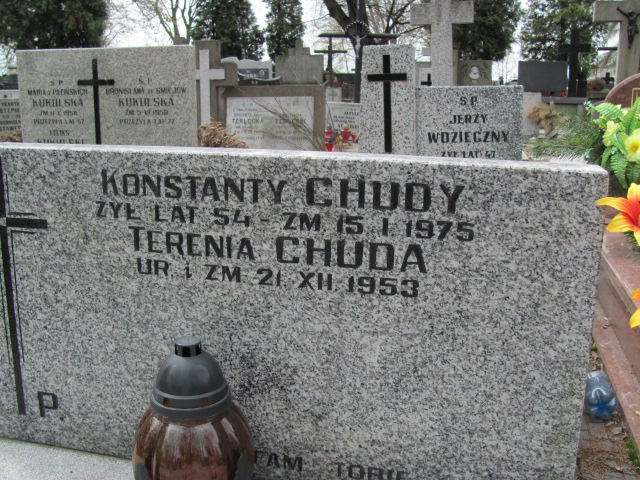  Chuda 1953 Częstochowa - Grobonet - Wyszukiwarka osób pochowanych