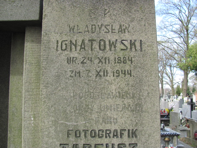  Ignatowski 1884 Częstochowa - Grobonet - Wyszukiwarka osób pochowanych