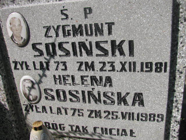  Sosiński 1909 Częstochowa - Grobonet - Wyszukiwarka osób pochowanych