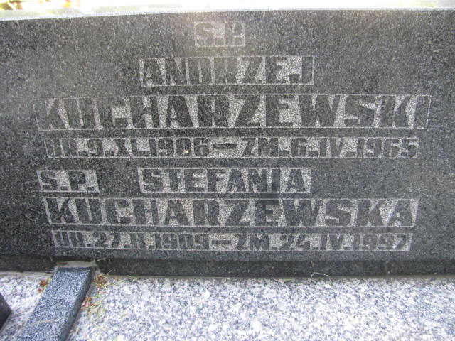 Andrzej Kucharzewski 1906 Częstochowa - Grobonet - Wyszukiwarka osób pochowanych