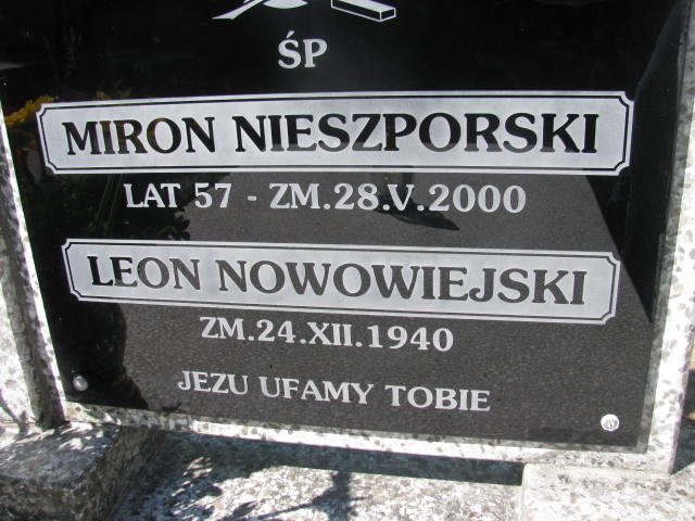  Nowowiejski Częstochowa - Grobonet - Wyszukiwarka osób pochowanych