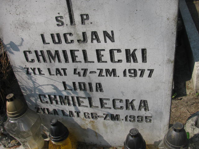 Lucjan Chmielecki 1930 Częstochowa - Grobonet - Wyszukiwarka osób pochowanych