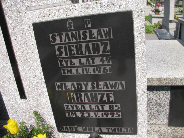 Stanisław Sieradz Częstochowa - Grobonet - Wyszukiwarka osób pochowanych