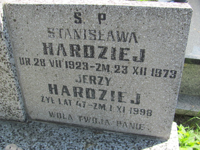  Hardziej 1923 Częstochowa - Grobonet - Wyszukiwarka osób pochowanych