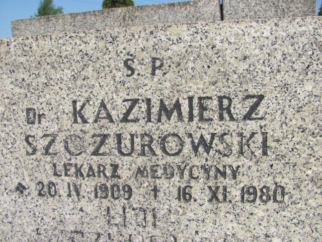  Szczurowski 1909 Częstochowa - Grobonet - Wyszukiwarka osób pochowanych