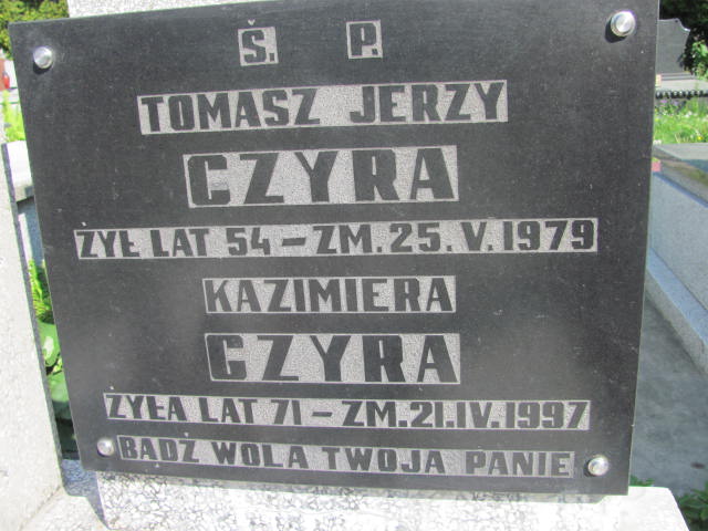  Czyra 1925 Częstochowa - Grobonet - Wyszukiwarka osób pochowanych