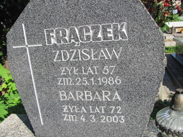  Frączek 1961 Częstochowa - Grobonet - Wyszukiwarka osób pochowanych