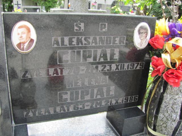  Cupiał 1909 Częstochowa - Grobonet - Wyszukiwarka osób pochowanych