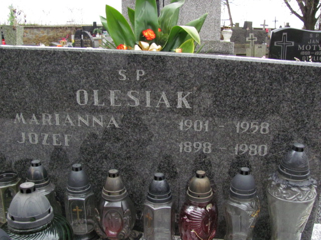 Józef Olesiak 1898 Częstochowa - Grobonet - Wyszukiwarka osób pochowanych