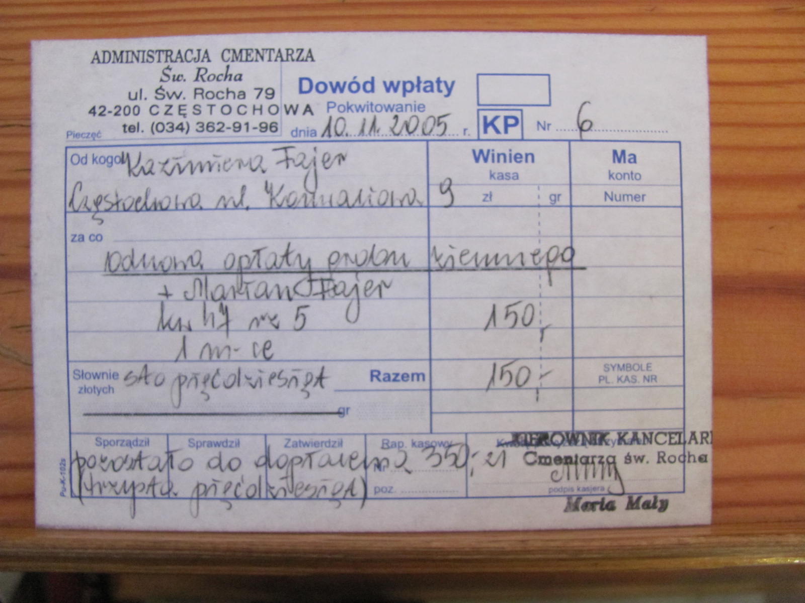 Zdjęcie grobu