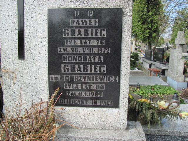  Grabiec 1903 Częstochowa - Grobonet - Wyszukiwarka osób pochowanych