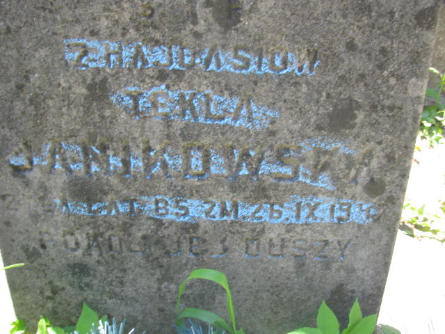 Tekla Janikowska Częstochowa - Grobonet - Wyszukiwarka osób pochowanych