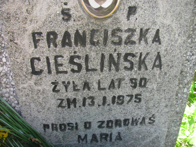  Cieśliński 1925 Częstochowa - Grobonet - Wyszukiwarka osób pochowanych