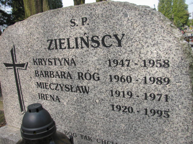 Barbara Róg 1960 Częstochowa - Grobonet - Wyszukiwarka osób pochowanych