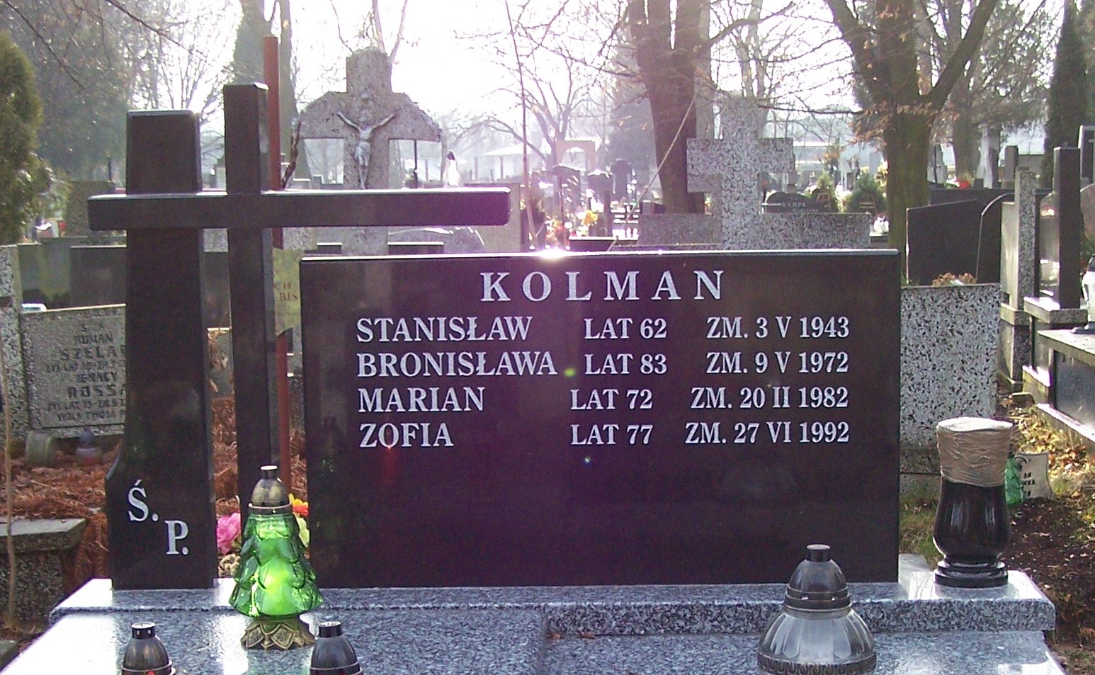 Bronisława Kolman 1889 Częstochowa - Grobonet - Wyszukiwarka osób pochowanych
