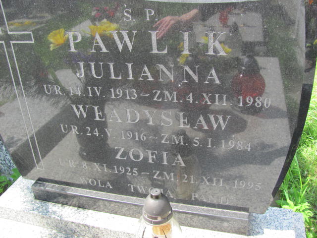  Pawlik 1925 Częstochowa - Grobonet - Wyszukiwarka osób pochowanych