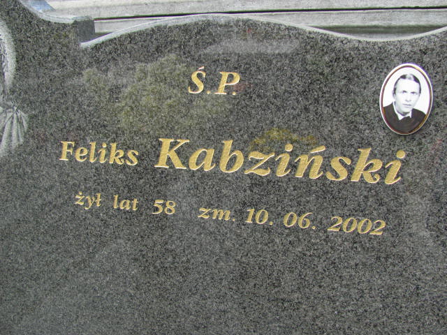  Kabziński 1943 Częstochowa - Grobonet - Wyszukiwarka osób pochowanych