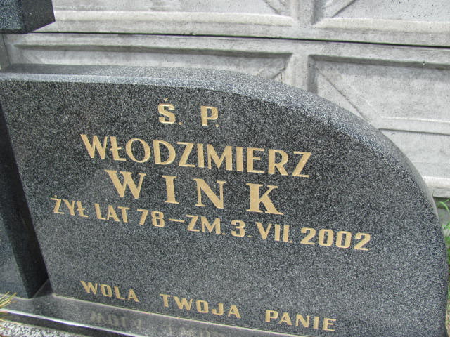  Wink 1924 Częstochowa - Grobonet - Wyszukiwarka osób pochowanych