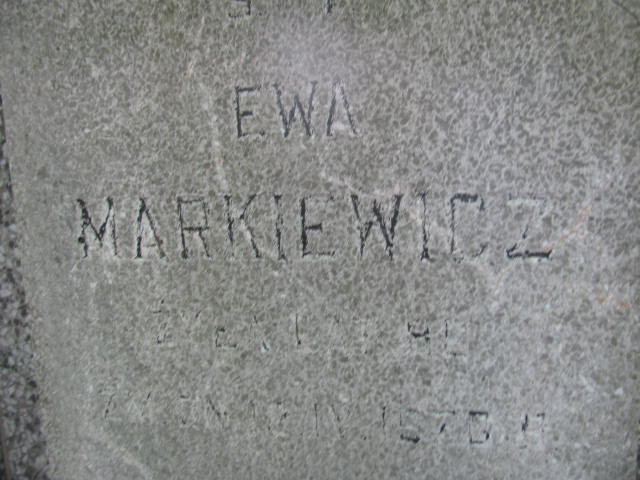  Markiewicz 1884 Częstochowa - Grobonet - Wyszukiwarka osób pochowanych