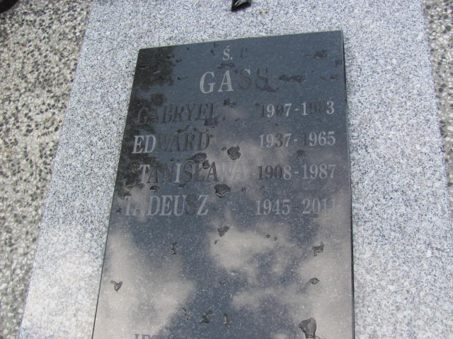 Stanisława Gass 1908 Częstochowa - Grobonet - Wyszukiwarka osób pochowanych