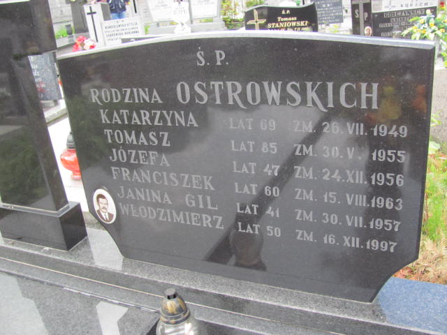  Ostrowska Częstochowa - Grobonet - Wyszukiwarka osób pochowanych