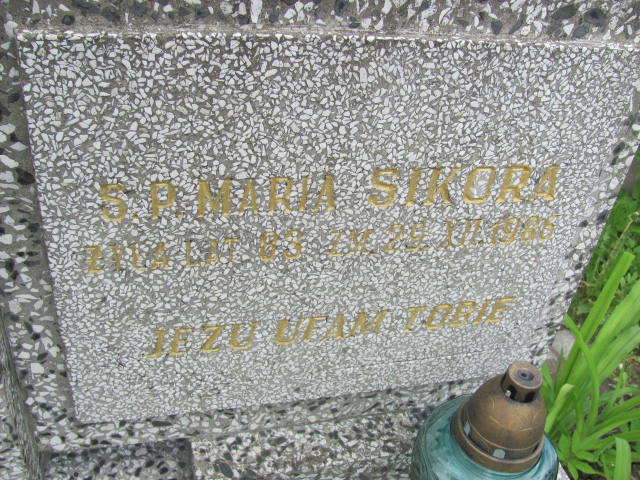  Sikora 1903 Częstochowa - Grobonet - Wyszukiwarka osób pochowanych