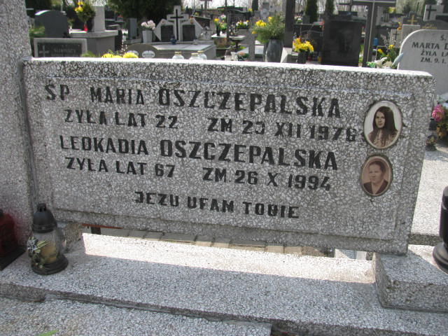  Oszczepalska 1954 Częstochowa - Grobonet - Wyszukiwarka osób pochowanych